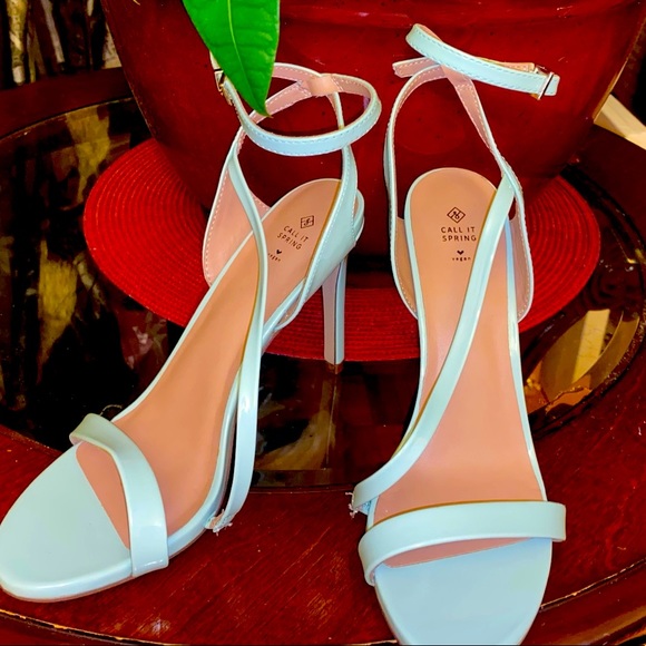 🌿Call It Spring - Vegan Pastel High Heels NWT - Picture 3 of 8